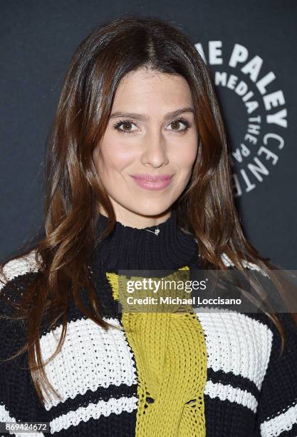 Hilaria Baldwin attends A Paley Honors Luncheon in her husband Alec Baldwin's honor, at The Paley Center for Media on November 2, 2017 in New York...