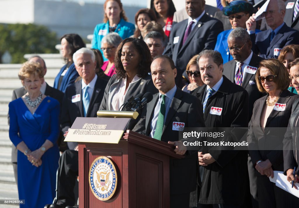 House Democrats Hold Solidarity Event For Puerto Rico And USVI After Hurricanes