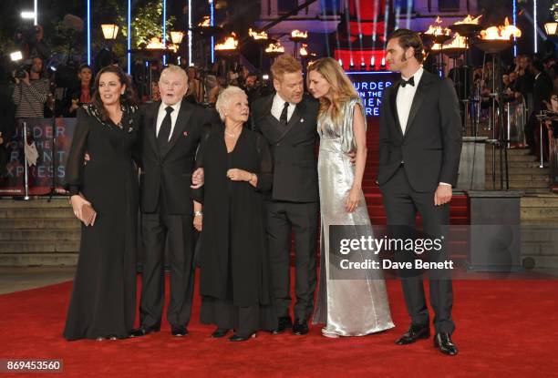 Olivia Colman, Sir Derek Jacobi, Dame Judi Dench, Sir Kenneth Branagh, Michelle Pfeiffer and Tom Bateman attend the World Premiere of "Murder On The...