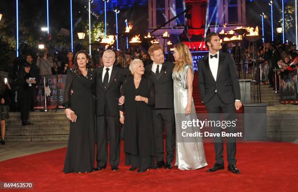 Olivia Colman, Sir Derek Jacobi, Sir Kenneth Branagh, Michelle Pfeiffer and Tom Bateman attend the World Premiere of "Murder On The Orient Express"...