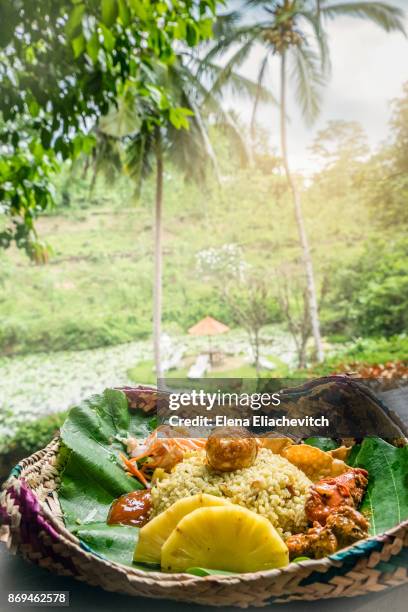 curry plate, sri lanka - cultura cingalesa imagens e fotografias de stock