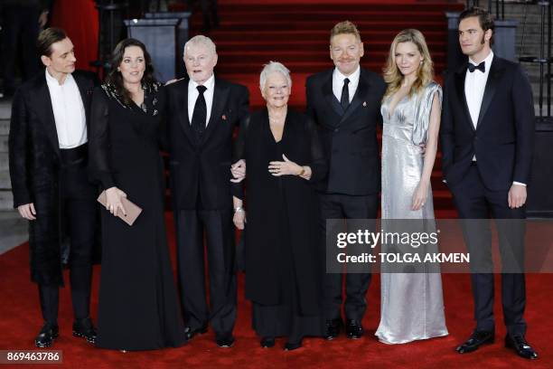 Ukrainian actor Sergei Polunin, English actress Olivia Colman, English actor Derek Jacobi, English actress Dame Judi Dench, British actor, director,...