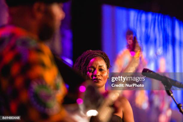 Vocalist Loide, performed at The Smithsonian National Museum of African Art's 2nd annual African Art Awards Dinner. Presented by guest chef Carla...