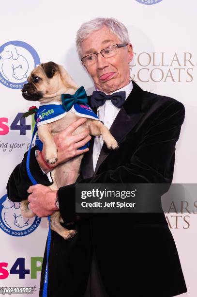 Paul O'Grady attends the Collars and Coats Ball 2017 at Battersea Evolution on November 2, 2017 in London, England.