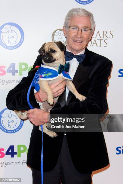 Paul O'Grady attends the Collars and Coats Ball 2017 at Battersea Evolution on November 2, 2017 in London, England.