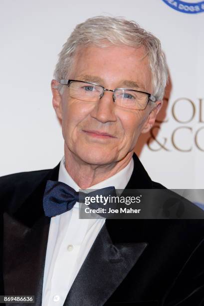 Paul O'Grady attends the Collars and Coats Ball 2017 at Battersea Evolution on November 2, 2017 in London, England.