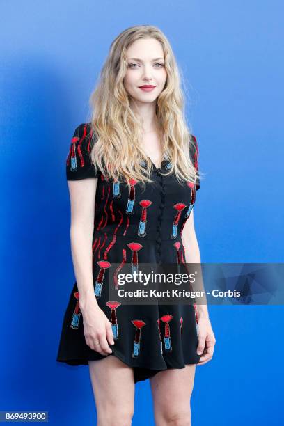 Amanda Seyfried attends the 'First Reformed' photo call during the 74th Venice Film Festival on August 31, 2017 in Venice, Italy.