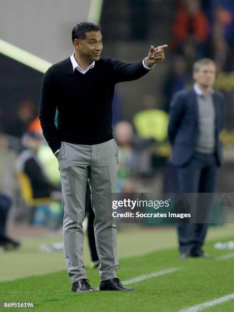 Coach Henk Fraser of Vitesse during the UEFA Europa League match between Vitesse v Zulte Waregem at the GelreDome on November 2, 2017 in Arnhem...