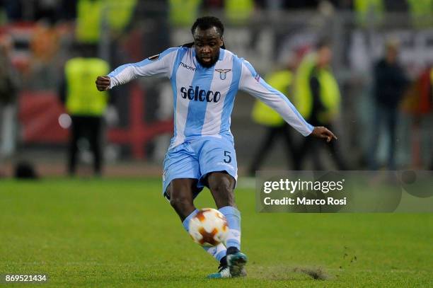 Jordan Lukaku of SS Lazio during the UEFA Europa League group K match between Lazio Roma and OGC Nice at Stadio Olimpico on November 2, 2017 in Rome,...