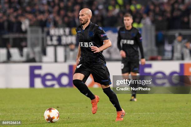 Cristophe Jallet of Niceduring the UEFA Europa League match between Lazio and Nice at Stadio Olimpico, Rome, Italy on 2 November 2017.