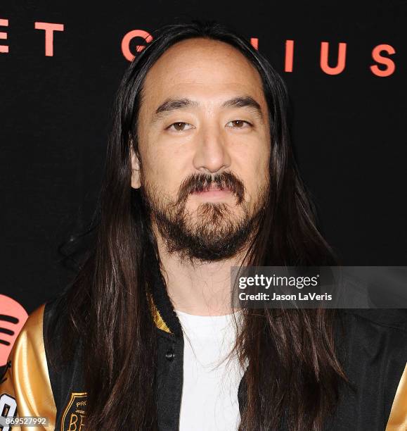 Steve Aoki attends Spotify's inaugural Secret Genius Awards at Vibiana Cathedral on November 1, 2017 in Los Angeles, California.