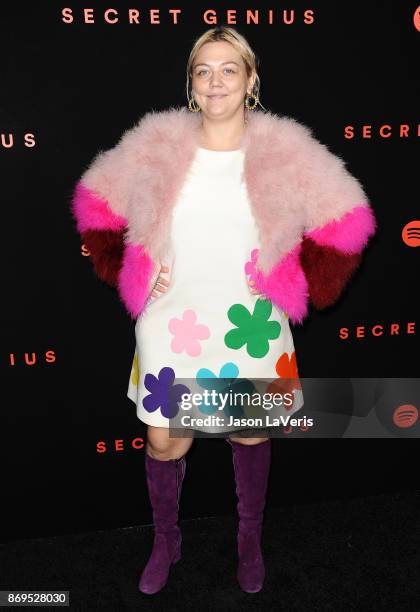 Singer Elle King attends Spotify's inaugural Secret Genius Awards at Vibiana Cathedral on November 1, 2017 in Los Angeles, California.