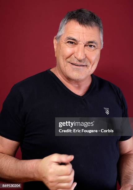 Jean-Marie Bigard poses during a portrait session in Paris, France on .