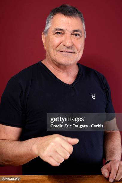 Jean-Marie Bigard poses during a portrait session in Paris, France on .