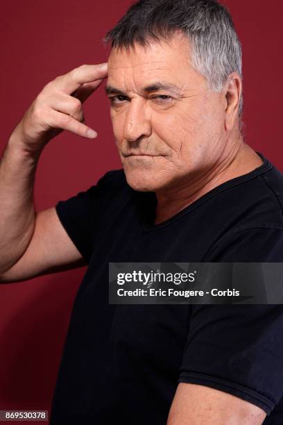 Jean-Marie Bigard poses during a portrait session in Paris, France on .