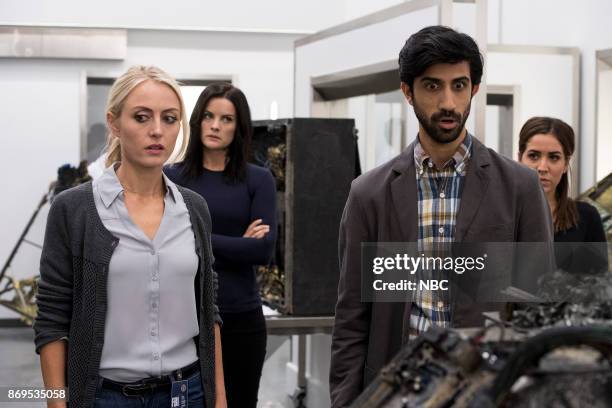 Enemy Bag of Tricks" Episode 302 -- Pictured: Amy Rutberg as Marci, Jaimie Alexander as Jane Doe, Sathya Sridharan as Nikhil, Audrey Esparza as Tasha...