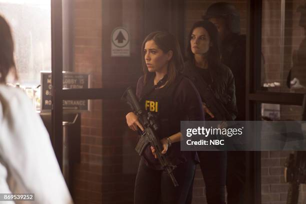 Gunplay Ricochet" Episode 304 -- Pictured: Audrey Esparza as Tasha Zapata, Jaimie Alexander as Jane Doe --