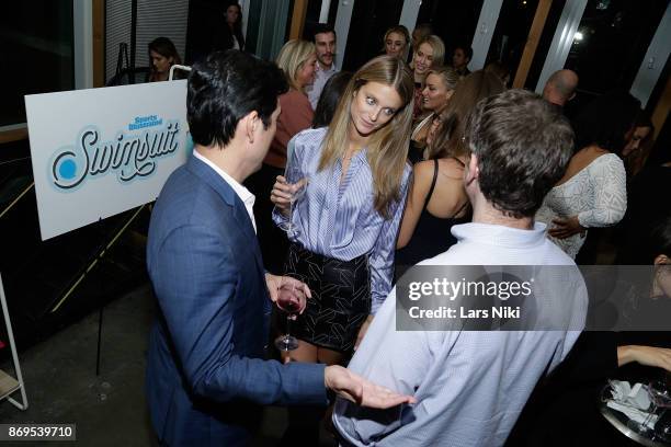 General atmosphere at the SI Swimsuit 2018 Model Search celebration and preview of the Sports Illustrated Swim and Active Collection at Mr. Purple in...