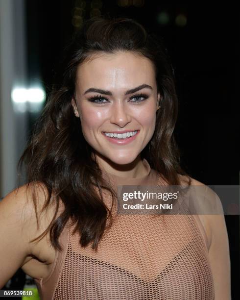 Model Myla Dalbesio attends the SI Swimsuit 2018 Model Search celebration and preview of the Sports Illustrated Swim and Active Collection at Mr....