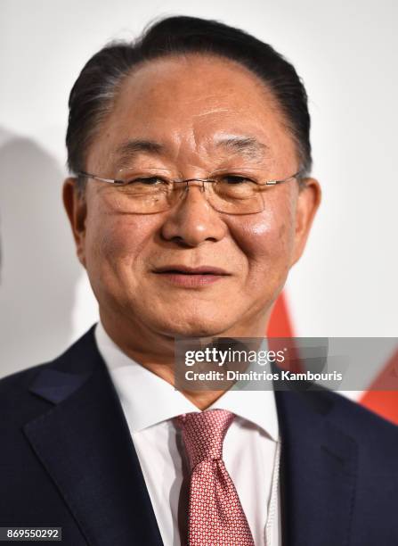 Deputy Head Samsung Electronics North America YH Eom attends the Samsung annual charity gala 2017 at Skylight Clarkson Sq on November 2, 2017 in New...
