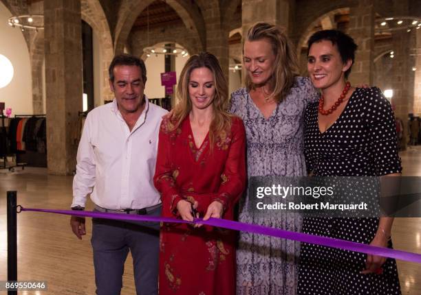 Genoveva Casanova attends the 'Intropia' charity rummage event held at the Museu Maritim de Barcelona on November 2, 2017 in Barcelona, Spain.