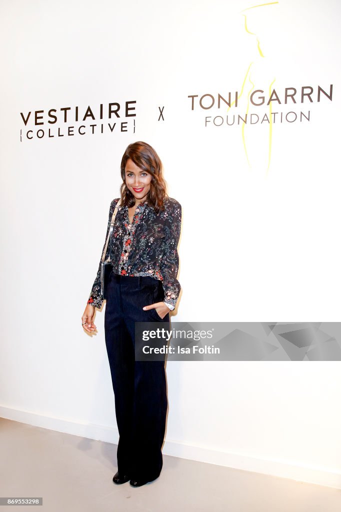 German presenter Rabea Schif at the Vestiaire Collective and Toni