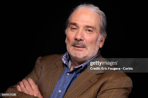 Laurent Ventura poses during a portrait session in Paris, France on .