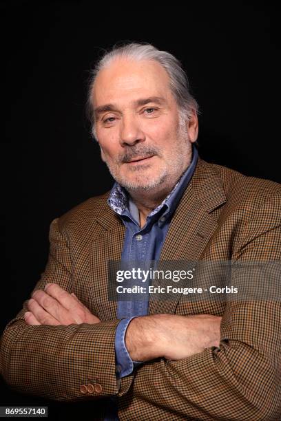 Laurent Ventura poses during a portrait session in Paris, France on .