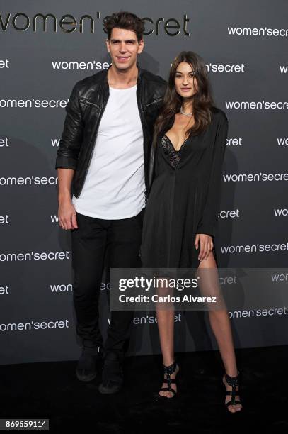 Diego Matamoros and Estela Grande attend the event Women'Secret Night to present the campaign Wanted on November 2, 2017 in Madrid, Spain.