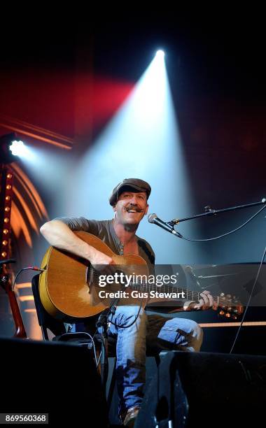 Foy Vance performs on stage at the Union Chapel on November 2, 2017 in London, England.