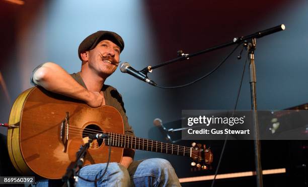 Foy Vance performs on stage at the Union Chapel on November 2, 2017 in London, England.