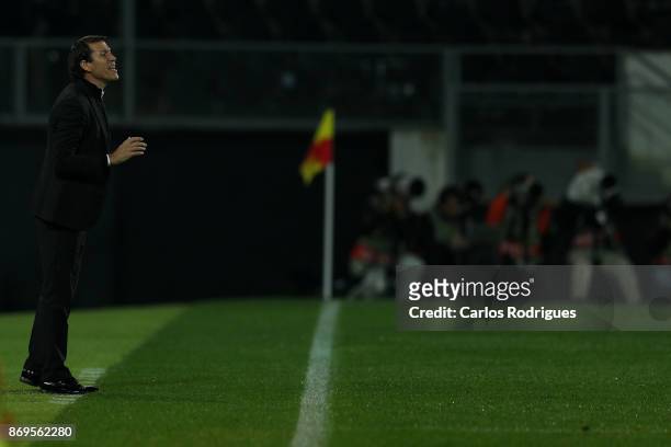 November 02: Olympique Marseille head coach Rudi Garcia from France during the match between Vitoria Guimaraes and Olympique Marseille match for UEFA...