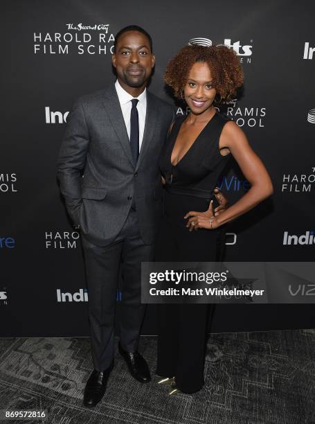 Sterling K. Brown and Ryan Michelle Bathe attend Inaugural IndieWire Honors on November 2, 2017 in Los Angeles, California.