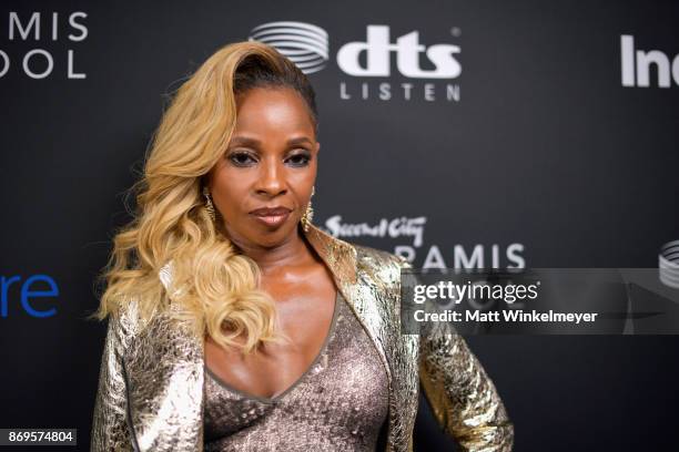 Mary J. Blige attends Inaugural IndieWire Honors on November 2, 2017 in Los Angeles, California.