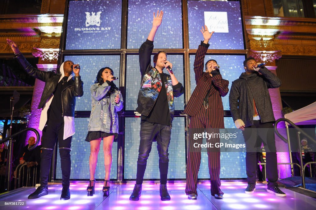 Hudson's Bay And Saks Fifth Avenue Kick Off The Holidays With Pentatonix