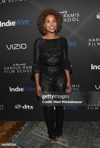 Issa Rae attends Inaugural IndieWire Honors on November 2, 2017 in Los Angeles, California.