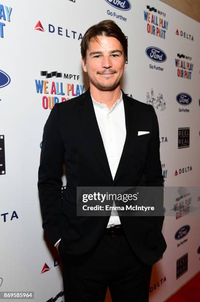 Josh Hartnett at the 6th Annual Reel Stories, Real Lives event benefiting MPTF at Milk Studios on November 2, 2017 in Hollywood, California.