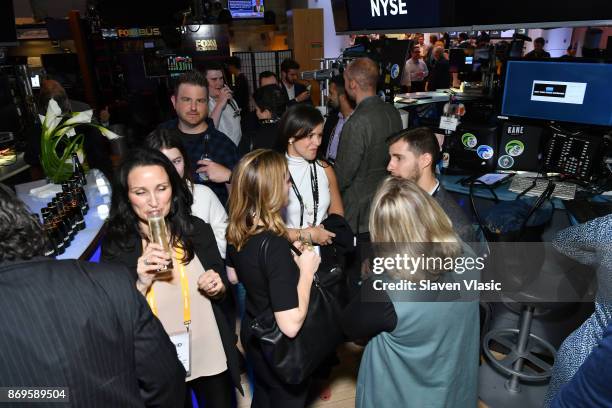 Guests attend the NYSE Party at the ONWARD17 Conference- Day 2 on November 2, 2017 in New York City.