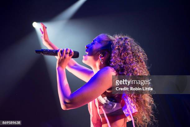 Ella Eyre performs live on stage at the Eventim Apollo, Hammersmith on November 2, 2017 in London, England.