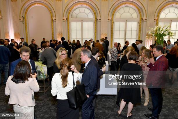 View of the room during the NYSE Party at the ONWARD17 Conference- Day 2 on November 2, 2017 in New York City.