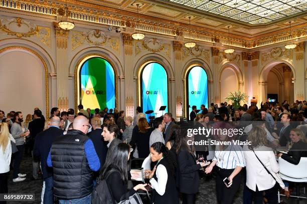 View of the room during the NYSE Party at the ONWARD17 Conference- Day 2 on November 2, 2017 in New York City.