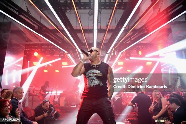 Flo Rida performs onstage at the Samsung annual charity gala 2017 at Skylight Clarkson Sq on November 2, 2017 in New York City.