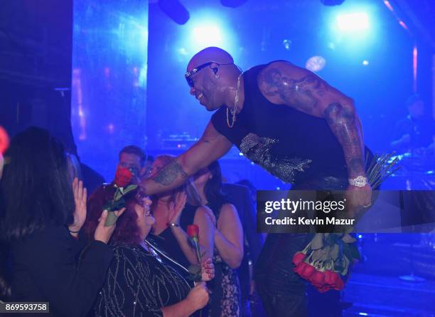 Flo Rida performs onstage at the Samsung annual charity gala 2017 at Skylight Clarkson Sq on November 2, 2017 in New York City.