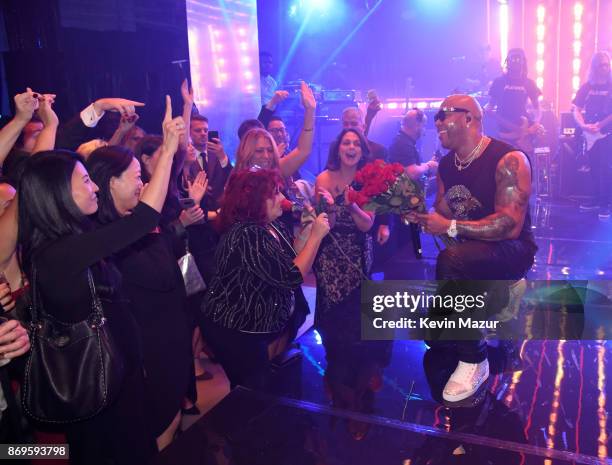 Flo Rida performs onstage at the Samsung annual charity gala 2017 at Skylight Clarkson Sq on November 2, 2017 in New York City.