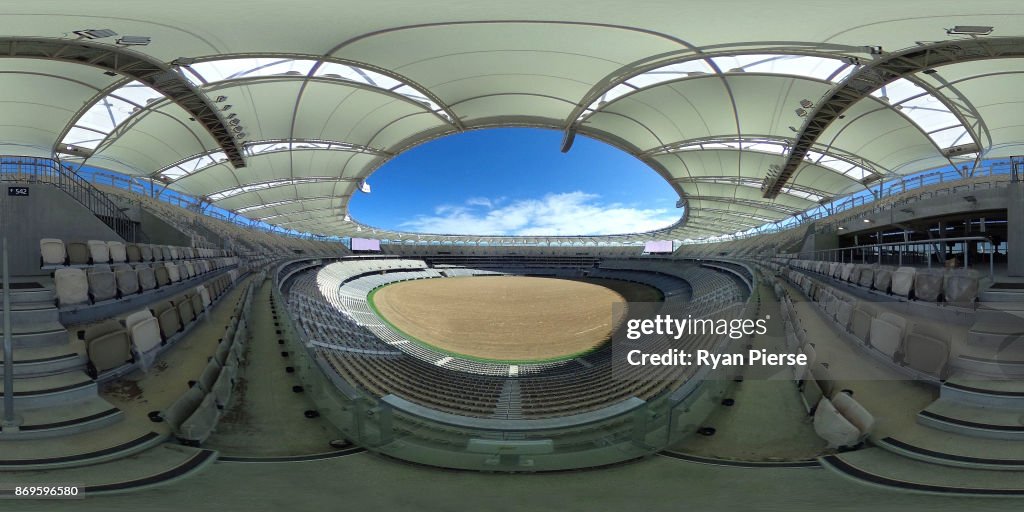 A general view inside The New Perth Stadium on November 3, 2017 in ...