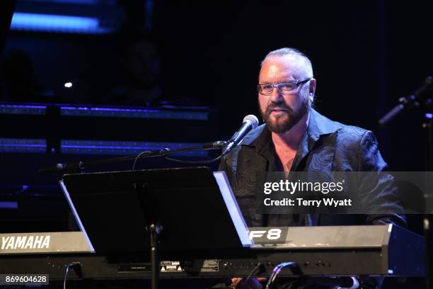 Songwriter Desmond Child performs during 'Best Buddies Unplugged' at Franklin Theatre on November 2, 2017 in Franklin, Tennessee.