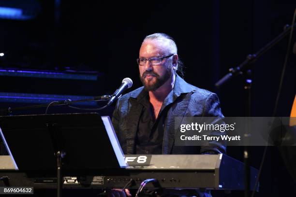 Songwriter Desmond Child performs during 'Best Buddies Unplugged' at Franklin Theatre on November 2, 2017 in Franklin, Tennessee.