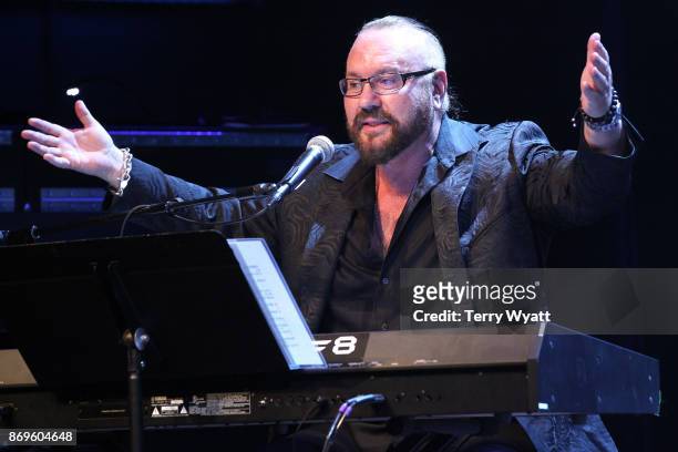 Songwriter Desmond Child performs during 'Best Buddies Unplugged' at Franklin Theatre on November 2, 2017 in Franklin, Tennessee.