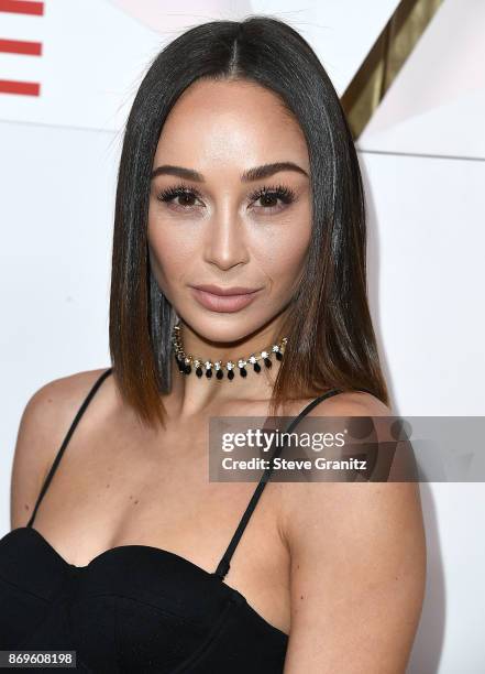 Cara Santana arrives at the #REVOLVEawards at DREAM Hollywood on November 2, 2017 in Hollywood, California.