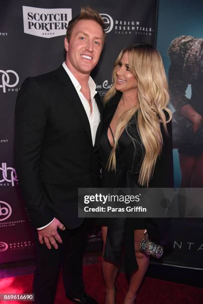 Kroy Biermann and Kim Zolciak Biermann at Casino Royale: Derek Blanks 40th Birthday Bash & Production Company Launch at Havana Club on November 2,...